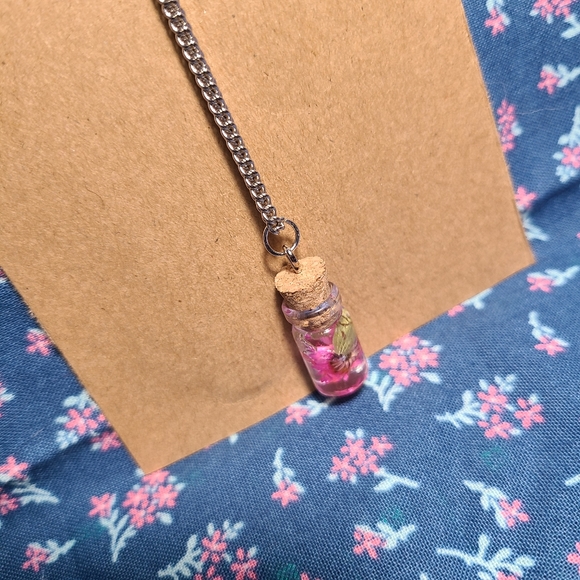 Floral Jar Necklace - Picture 4 of 6